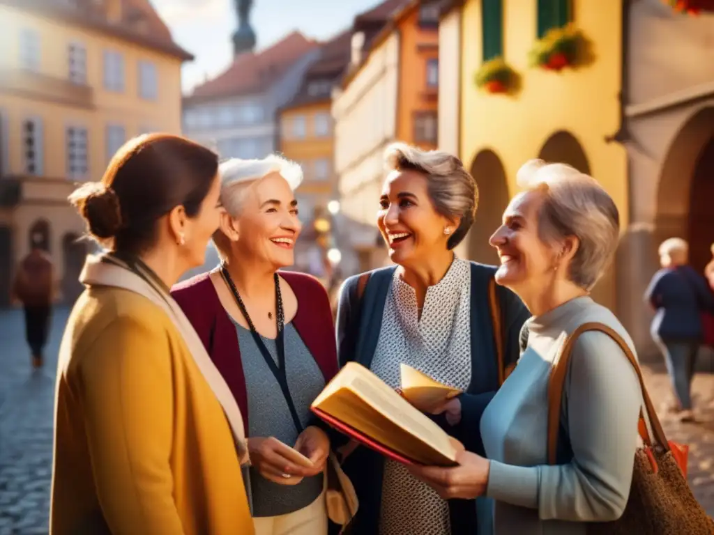 Aprendizaje de idiomas en una ciudad europea Viajes lingüísticos para adultos mayores en una ciudad europea: aprendizaje, interacción y conexión cultural