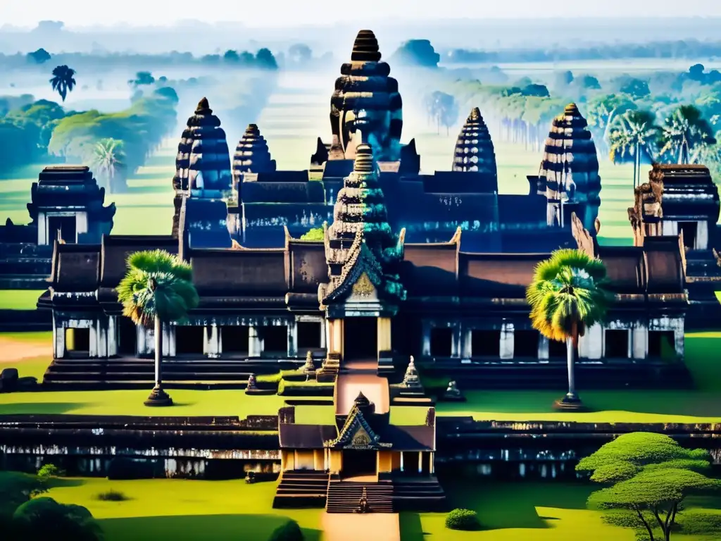 Ruinas majestuosas de Angkor Wat Experiencias de viaje senior en el sudeste asiático: Ruinas impresionantes de Angkor Wat en Camboya