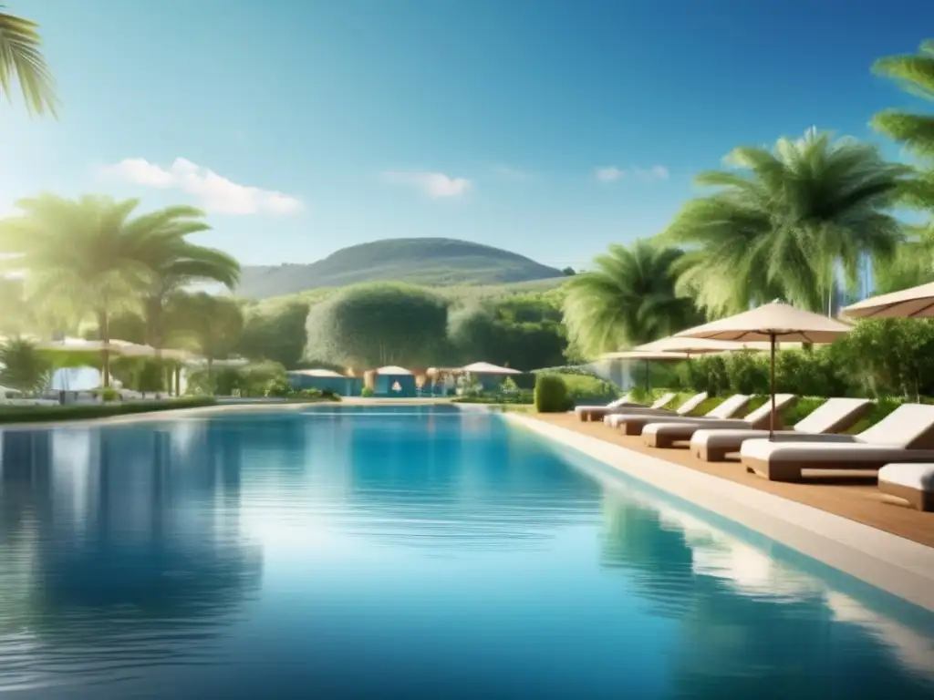 Balneario moderno para seniors, rodeado de naturaleza y con vista al lago Balneario contemporáneo para mayores, rodeado de naturaleza y con vistas al lago