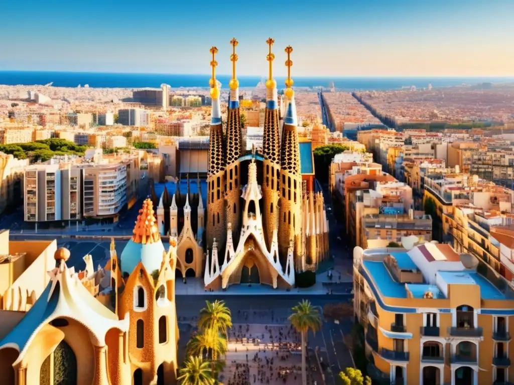 Sagrada Familia en Barcelona Captura Barcelona, España: Sagrada Familia, calles vibrantes y encanto mediterráneo - Cruceros para viajeros maduros en el Mediterráneo