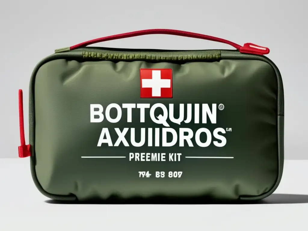 Kit de primeros auxilios para viajeros Botiquín de primeros auxilios para viajeros maduros en fondo blanco