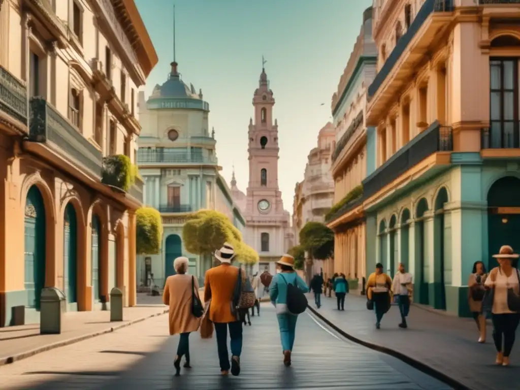 Grupo de viajeros en Buenos Aires Viajar a Buenos Aires: ventajas para adultos mayores