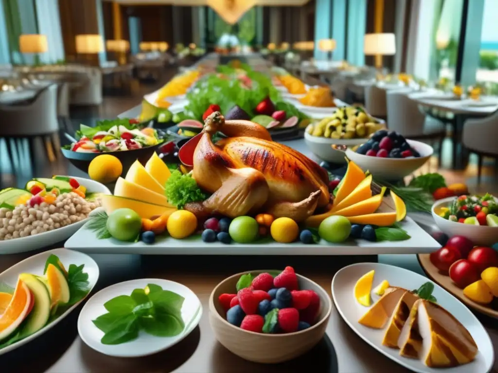 Exquisito buffet de hotel: saludable y tentador Consejos para mantener la dieta en un buffet de hotel