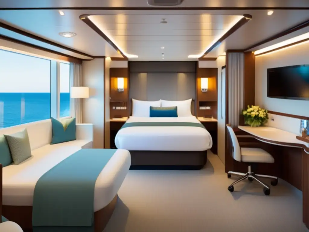 Cabina accesible para personas con movilidad reducida Cabina accesible en crucero: comodidad y diseño para viajeros con movilidad reducida