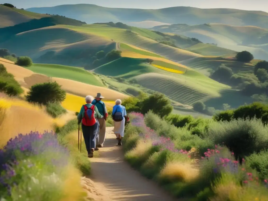 Seniors en el Camino de Santiago Peregrinación espiritual para seniors en Camino de Santiago