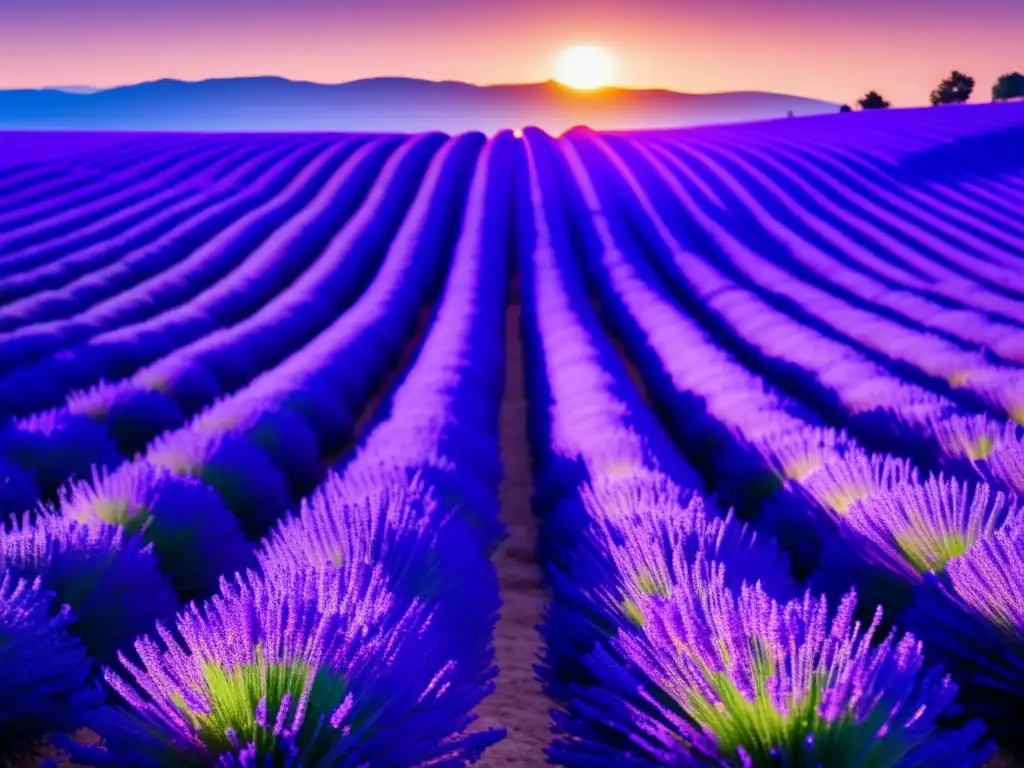 Hermoso campo de lavanda en Provenza, Francia Un viaje a la Provenza para seniors: campo de lavanda en Francia, 8k ultradetallado, serenidad, belleza natural