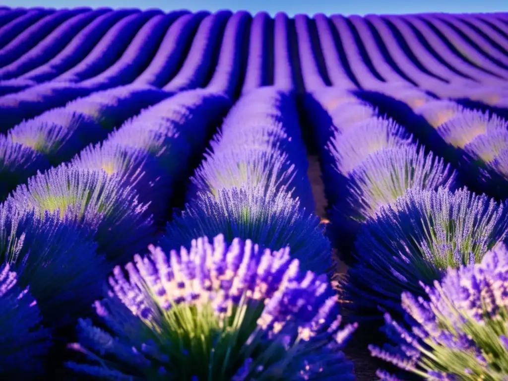 Hermoso campo de lavanda en Provenza Paisaje de lavanda en Provenza, ideal para viajes de seniors
