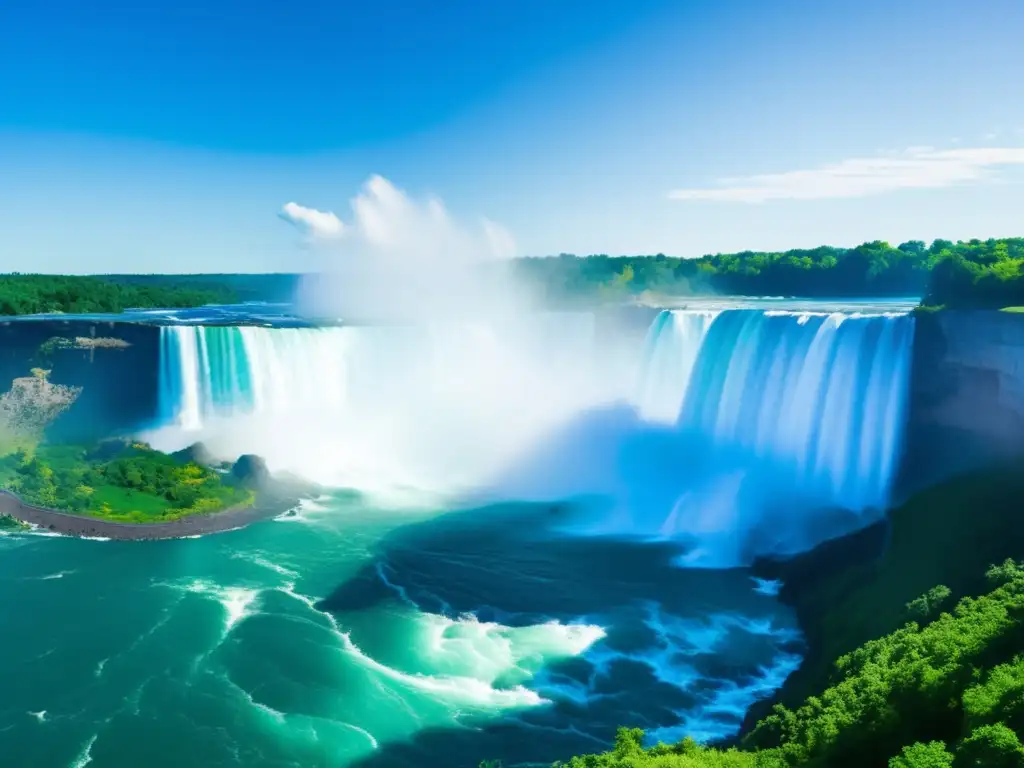 Impresionante imagen en 8k de las majestuosas Cataratas del Niágara Impresionante imagen 8k de las majestuosas Cataratas del Niágara - Recomendaciones seguridad viajeros seniors América Norte