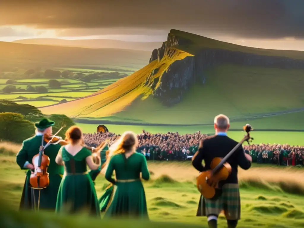 Experiencias musicales celtas para viajeros maduros en vibrante festival en Irlanda