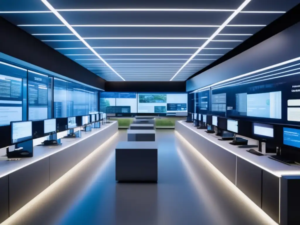 Centro de investigación genealógica futurista Un moderno centro de investigación genealógica con registros militares de gran importancia