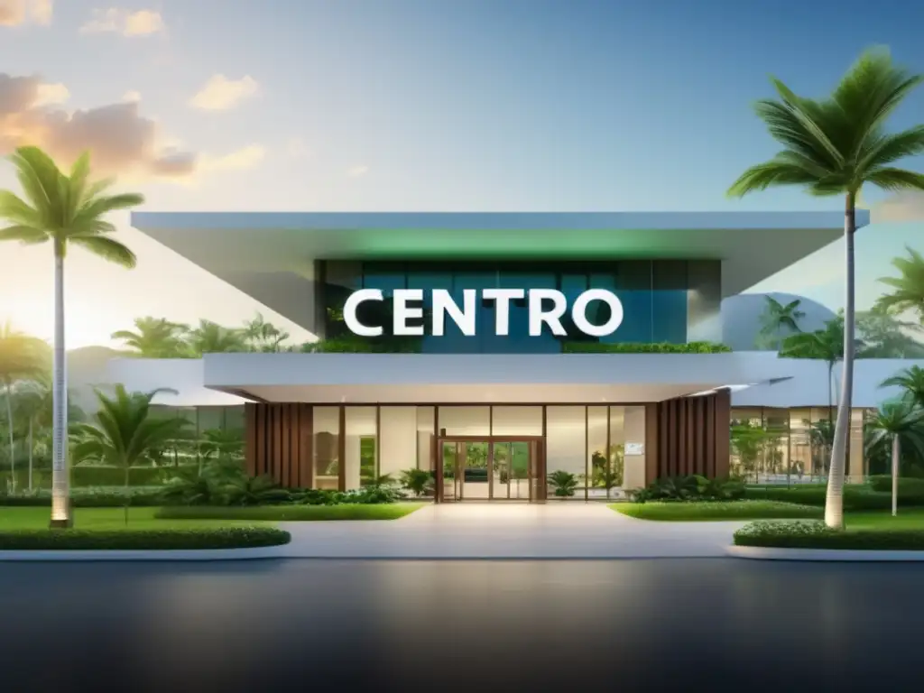 Centro Médico en paraíso tropical Destinos turismo médico personas mayores en entorno tropical con modernas instalaciones y naturaleza