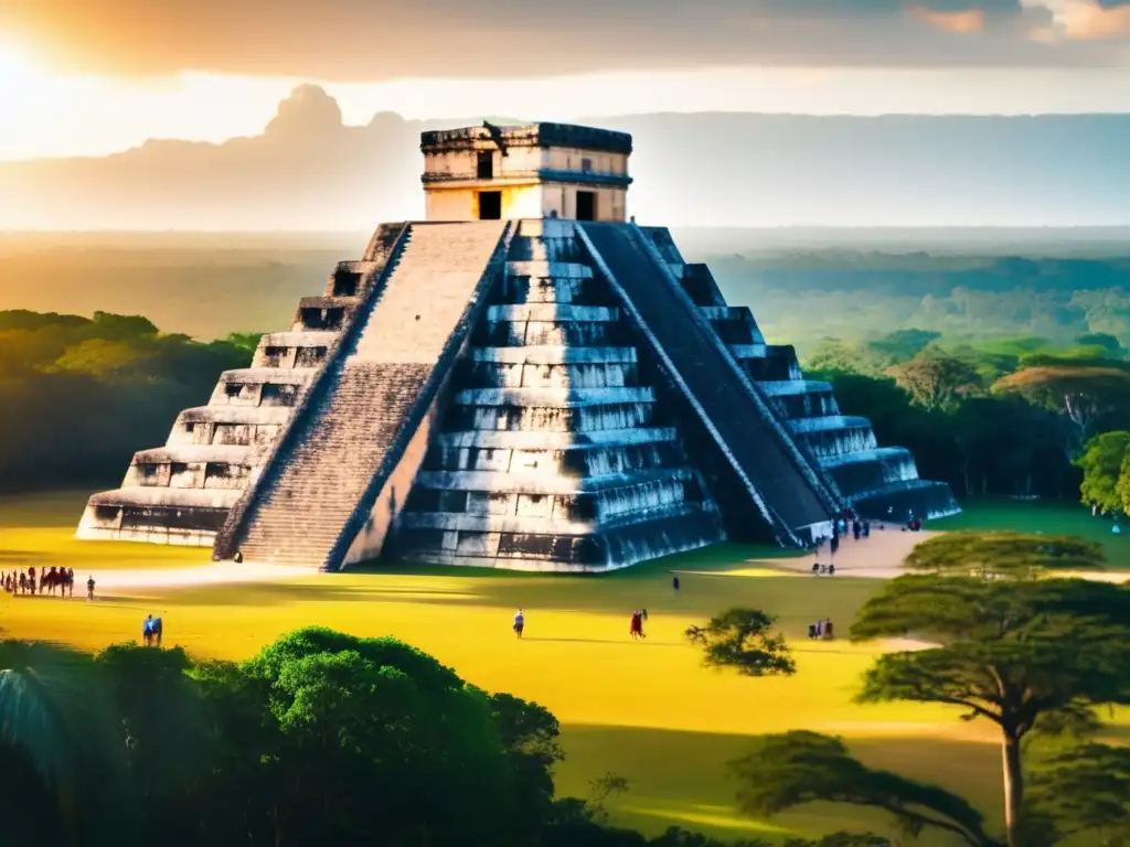 Recorriendo ciudades mayas para viajeros senior: Chichen Itza, majestuosa pirámide de El Castillo, selva verde contrastante, historia y belleza