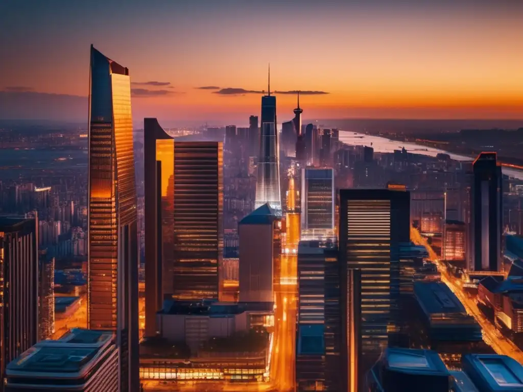 Ciudad moderna y segura para viajeros solos Ciudad vibrante al atardecer: destinos para viajeros maduros