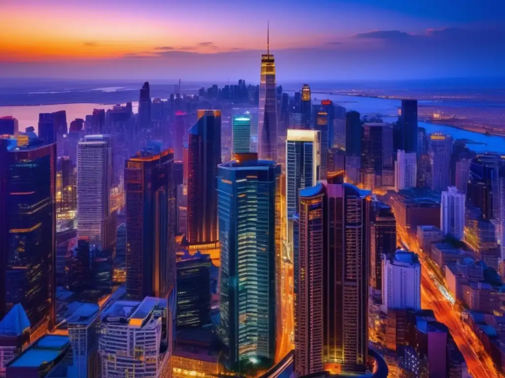 Claves para mantener mentalidad viajera: ciudad vibrante al atardecer, conexiones humanas y experiencias enriquecedoras