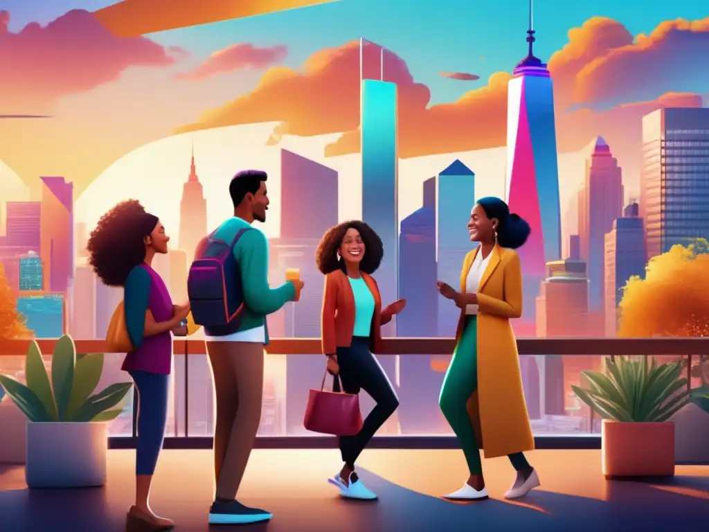 Beneficios de viajes lingüísticos: Diversidad y conexión en vibrante ciudad
