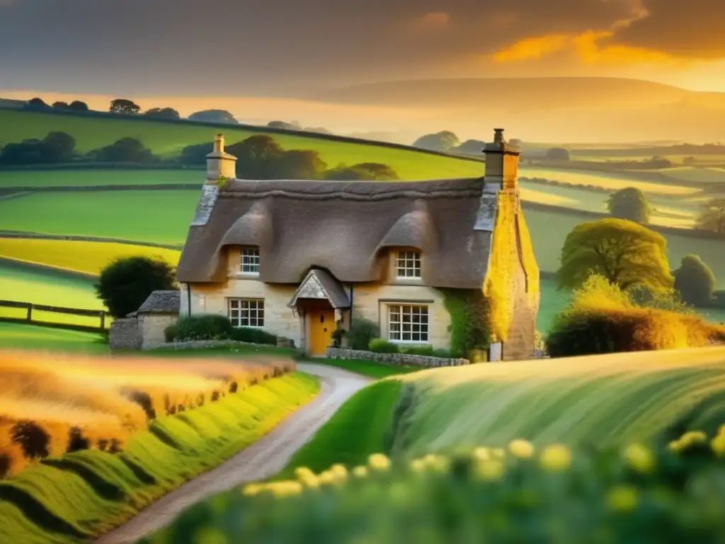 Paisaje idílico de Cotswolds, Inglaterra Destinos rurales encantadores para seniors en los Cotswolds, Inglaterra
