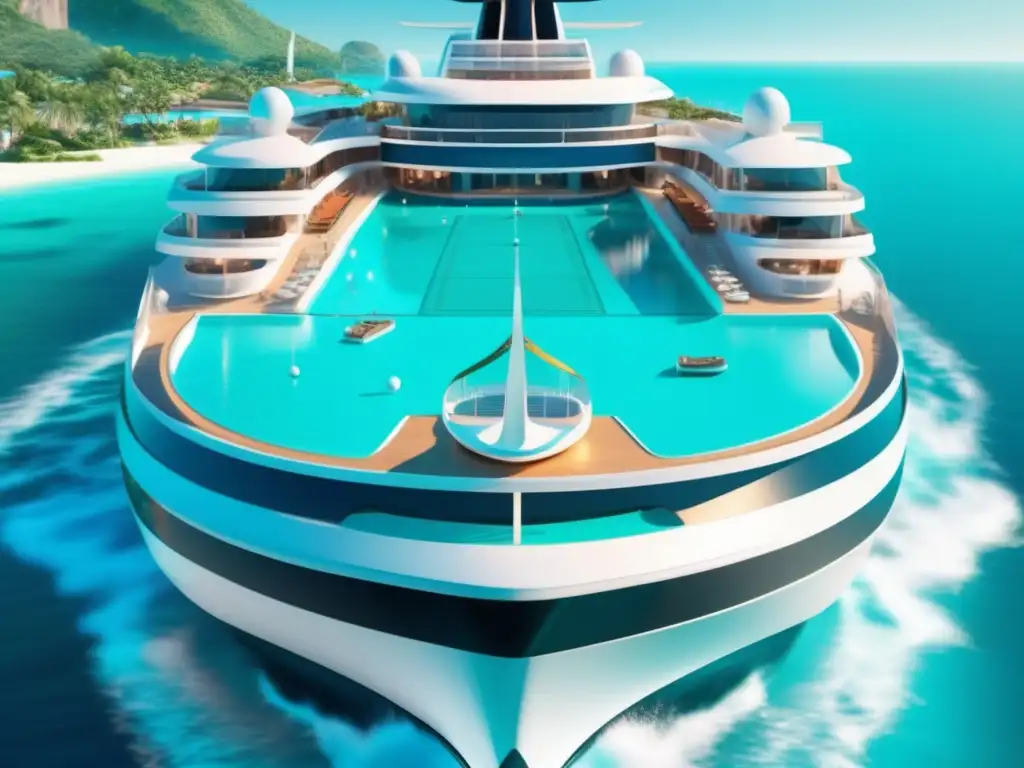 Crucero de lujo en aguas turquesas Crucero de lujo navegando en aguas turquesa: Consejos para viajes marítimos seguros