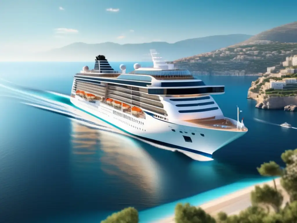 Crucero de lujo en el Mediterráneo Un crucero de lujo en el Mediterráneo: Piscina infinita, diseño moderno y vistas panorámicas
