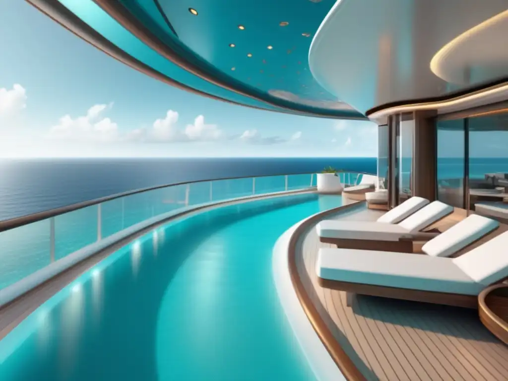 Crucero de lujo en el Caribe, aguas turquesas Crucero 8k en aguas turquesas del Caribe con arquitectura moderna, playas blancas y cruceros para viajeros maduros