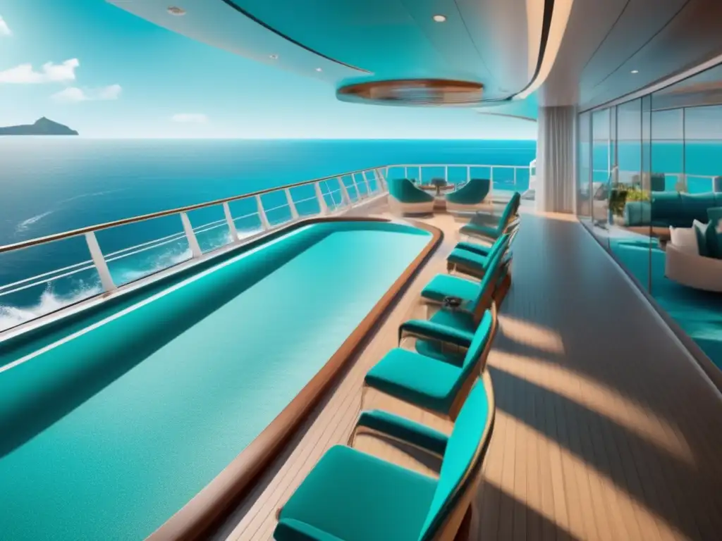 Crucero en aguas turquesas con música y baile para viajes marítimos seguros