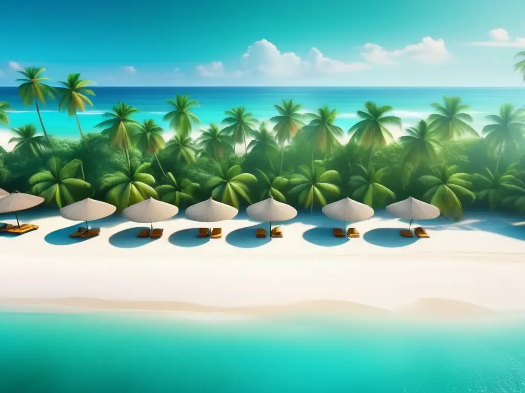Paraíso tranquilo y rejuvenecedor para adultos Destino playa paradisíaca para viajeros maduros