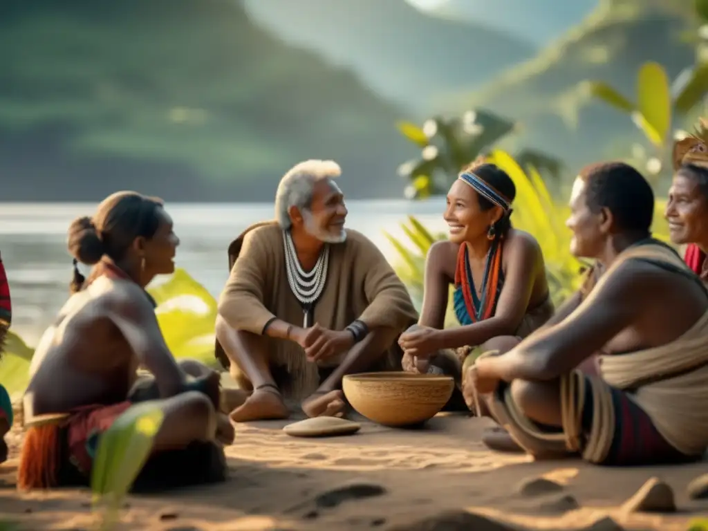 Viaje ecoturístico: encuentro entre viajeros y comunidades indígenas Ventajas ecoturismo: viajeros maduros en interacción con comunidades indígenas en entorno natural impresionante