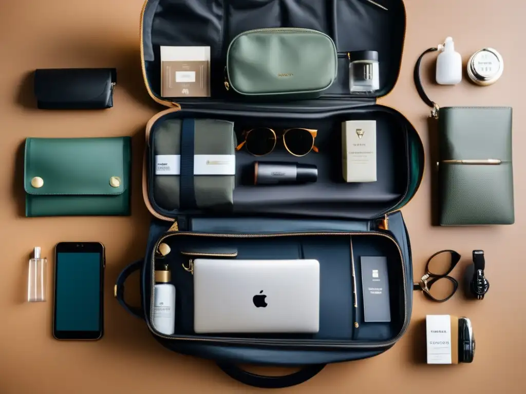 Bolsa de viaje médica bien equipada Viaje médico: Preparación moderna y organizada