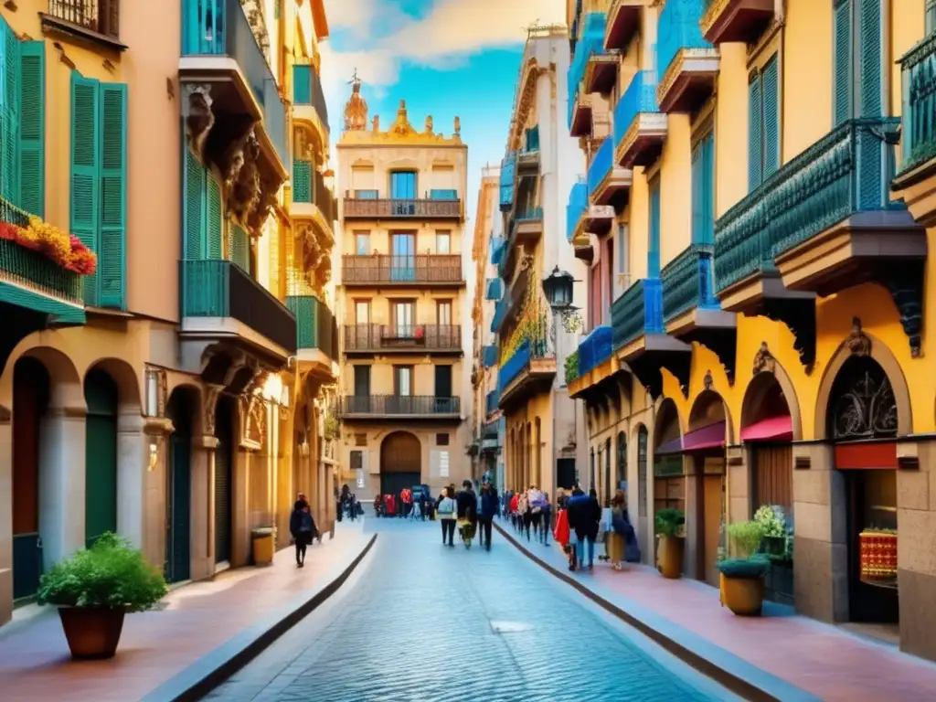 Encanto cultural en Barcelona Escena callejera vibrante en Barcelona: Aventuras culturales para seniors en Viajes Senior