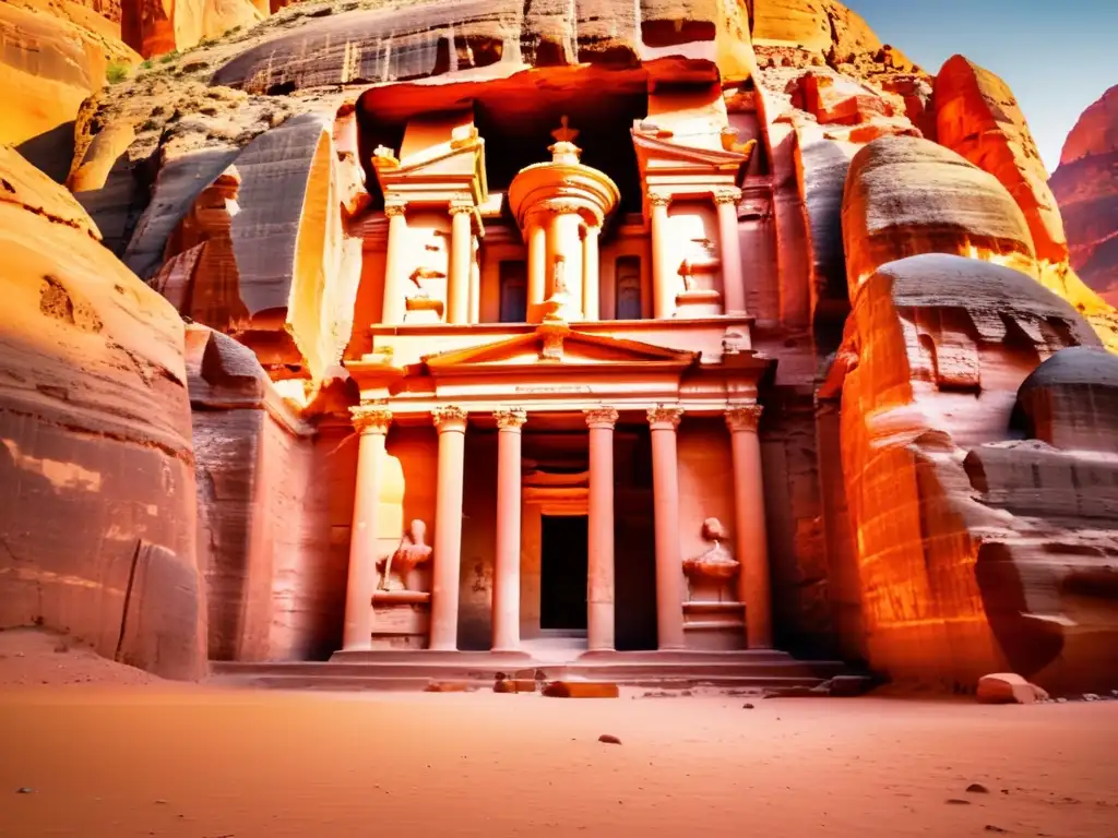 Petra al atardecer: historia y belleza Destinos seguros en Medio Oriente: Petra en Jordania, historia y paisajes impresionantes