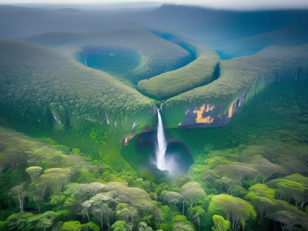 Impresionante bosque lluvioso australiano Ecoturismo en majestuoso bosque lluvioso australiano: aventuras mayores en la naturaleza