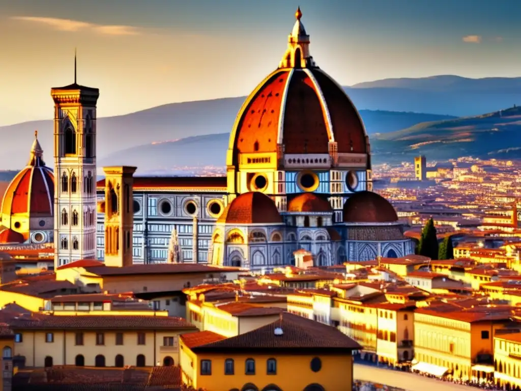 Florencia: Ciudad histórica bañada en luz dorada Descubre la magnificencia de Florencia, ciudad histórica bañada en luz dorada