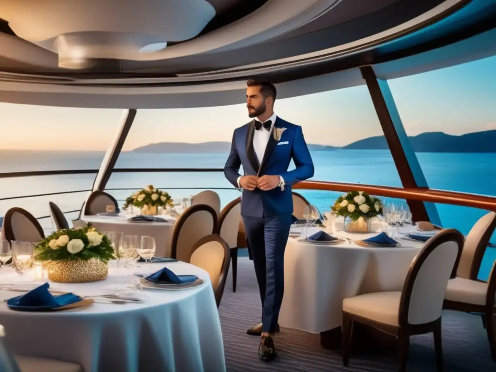 Vestimenta formal para cenas y eventos a bordo Ropa formal para cenas y eventos especiales a bordo - Equipaje crucero para viajeros maduros