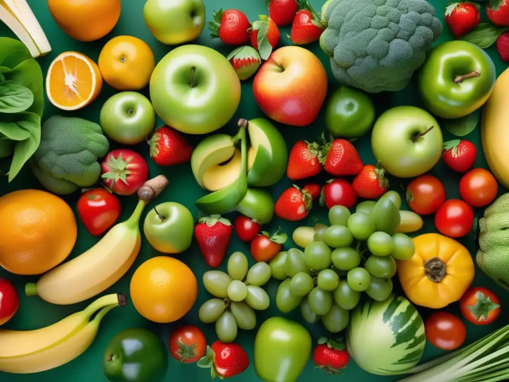 Frescura y vitalidad de frutas y verduras Nutrición saludable para viajeros senior activos con variedad de frutas y verduras frescas