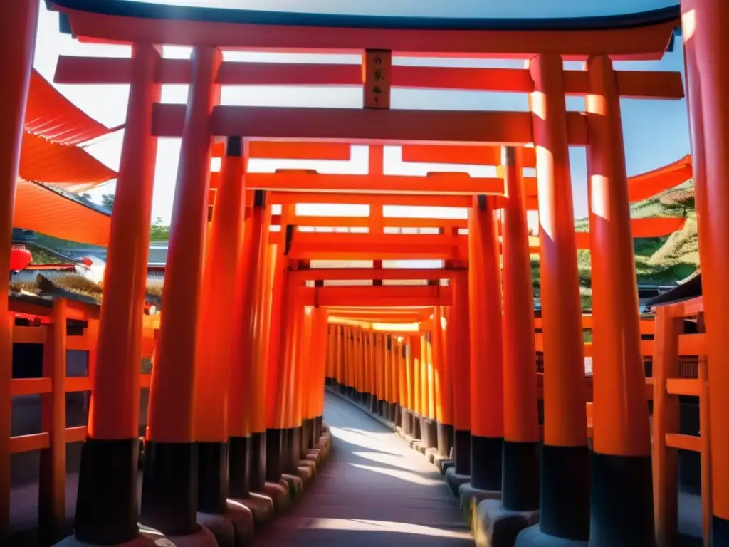 Fushimi Inari Taisha: Eterno encanto de Kyoto Experiencias en Kyoto: Fushimi Inari Taisha, un cautivante santuario con miles de puertas torii en colores vibrantes