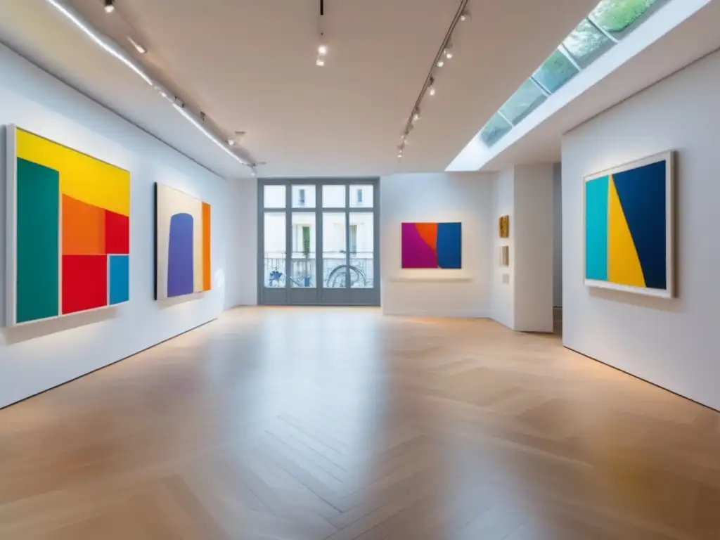 Arte vibrante en galería parisina Galerías de arte en París para viajeros seniors