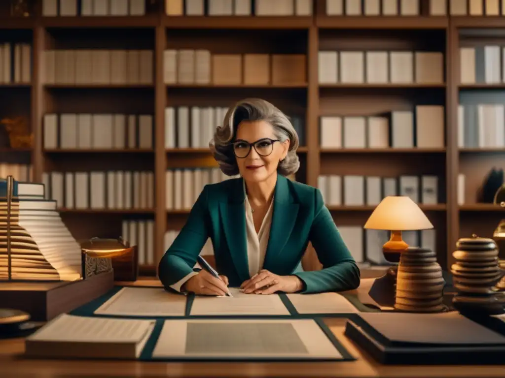 Genealogista profesional en su estudio Beneficios de genealogía profesional: expertos en conexiones familiares y documentos históricos