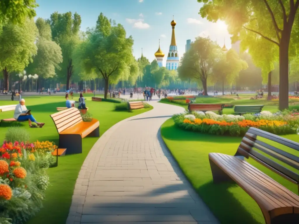 Belleza de Gorky Park en Moscú Ventajas de viajar a Moscú para adultos mayores: Gorky Park, belleza natural y cultura en un día perfecto