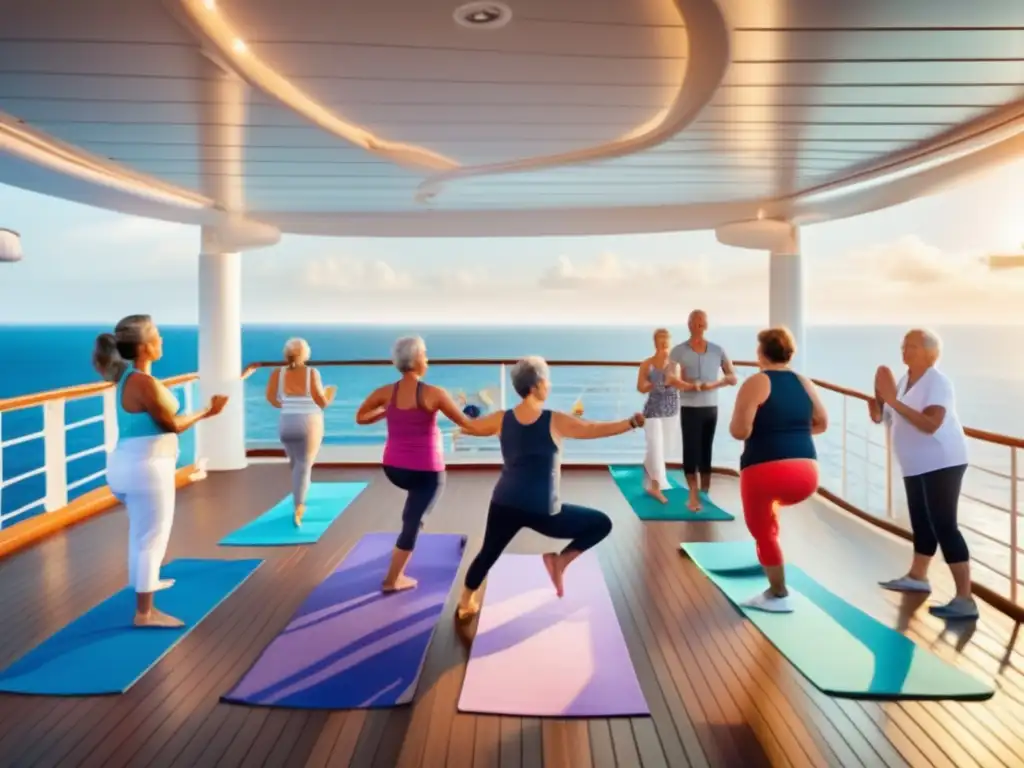 Actividades de adultos en crucero Actividades en crucero para adultos mayores disfrutando de la vida a bordo