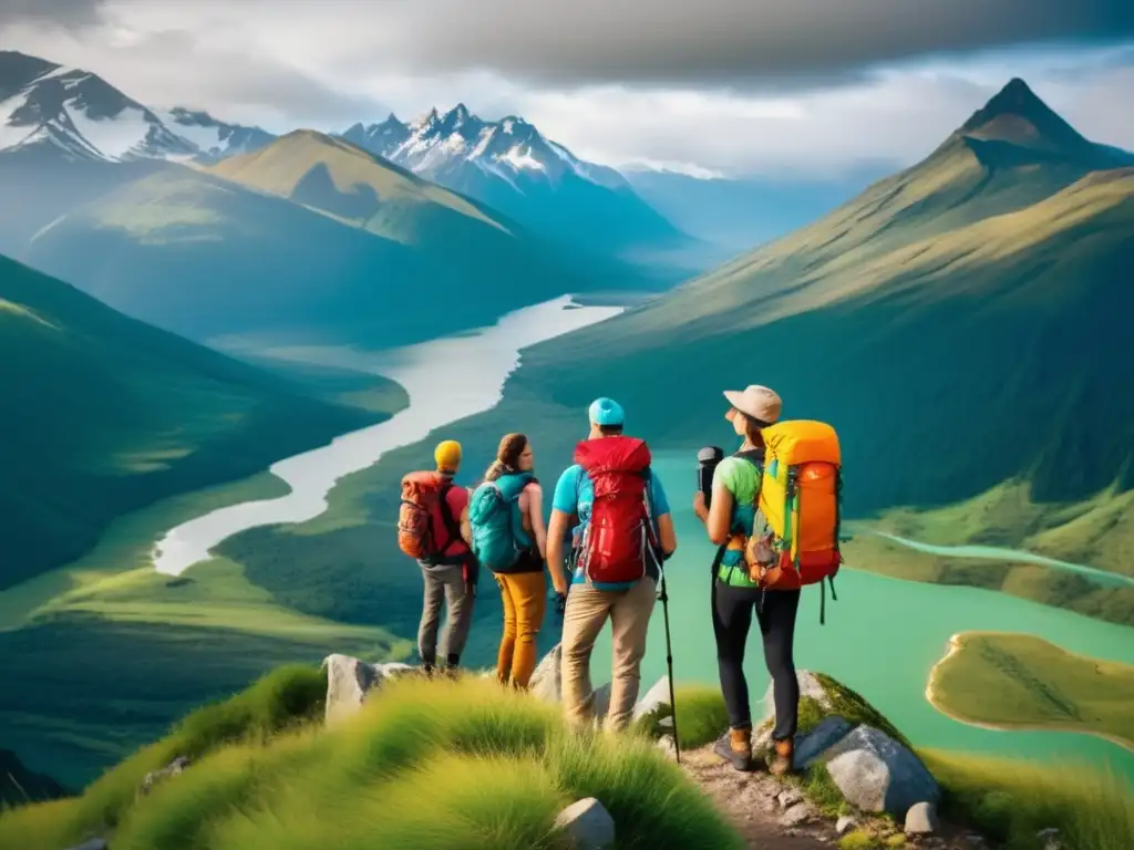 Viajeros aventureros en la montaña Seguro de viaje para aventuras médicas
