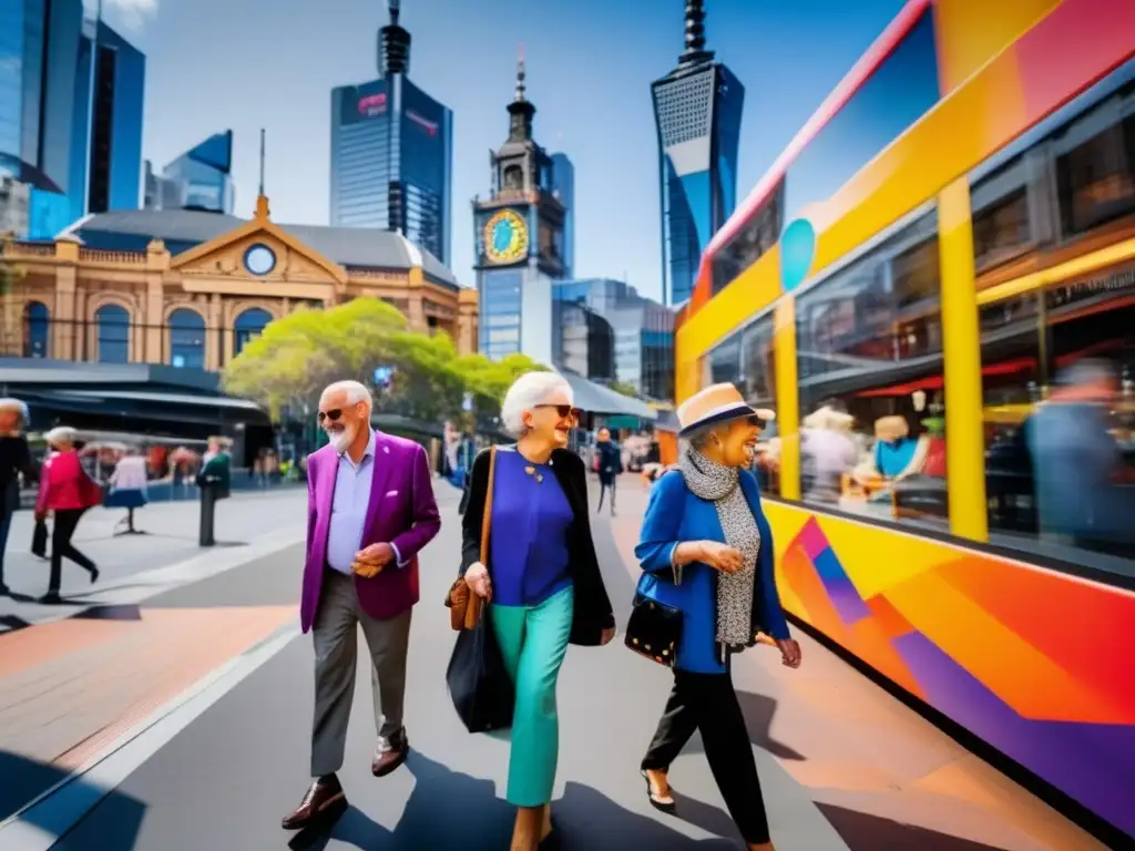 Seniors explorando Melbourne Experiencias de viaje para adultos mayores en Melbourne