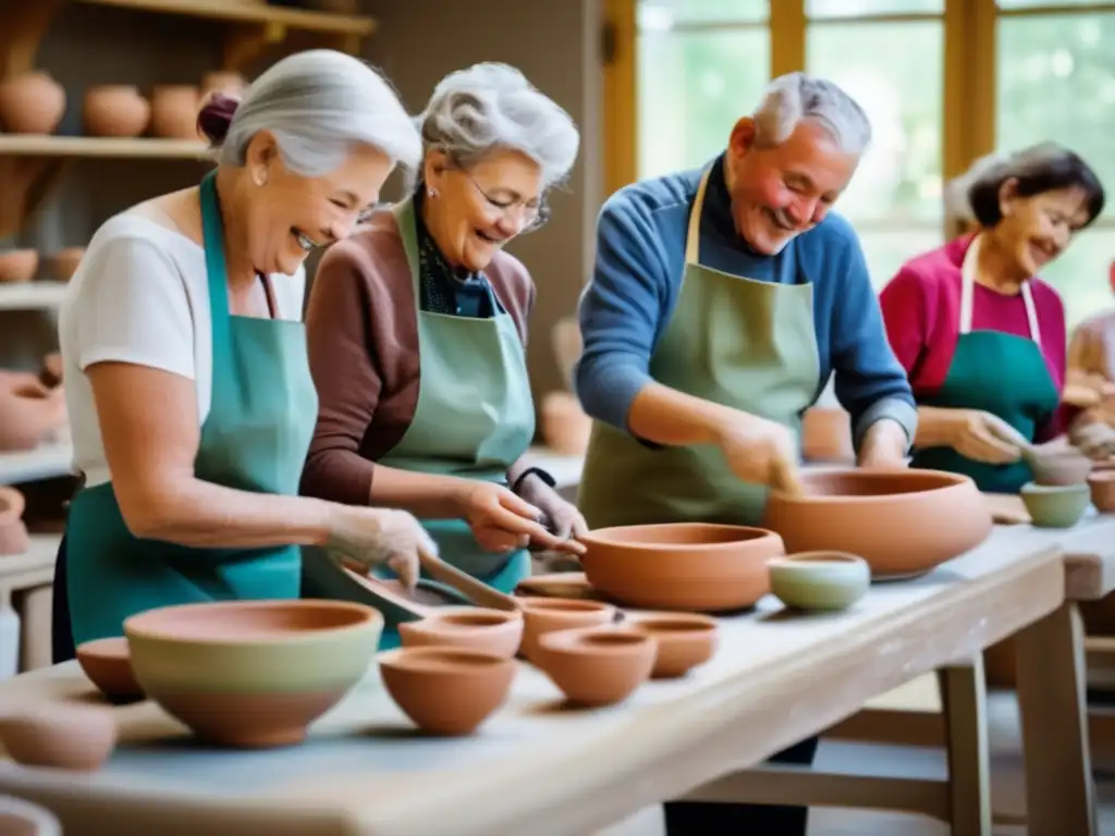 Taller de cerámica para adultos mayores Talleres de cerámica para viajeros senior