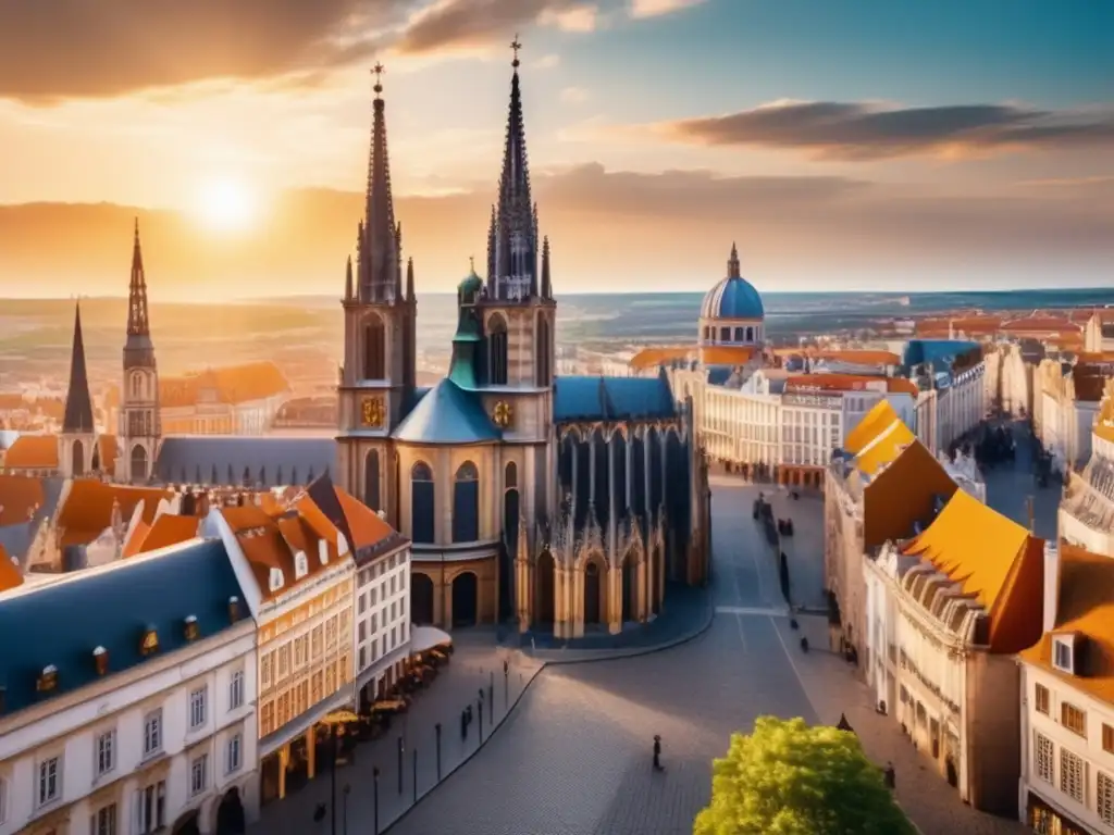 Majestuosa catedral gótica y encantadora ciudad Rutas históricas para viajeros senior en majestuosas capitales europeas