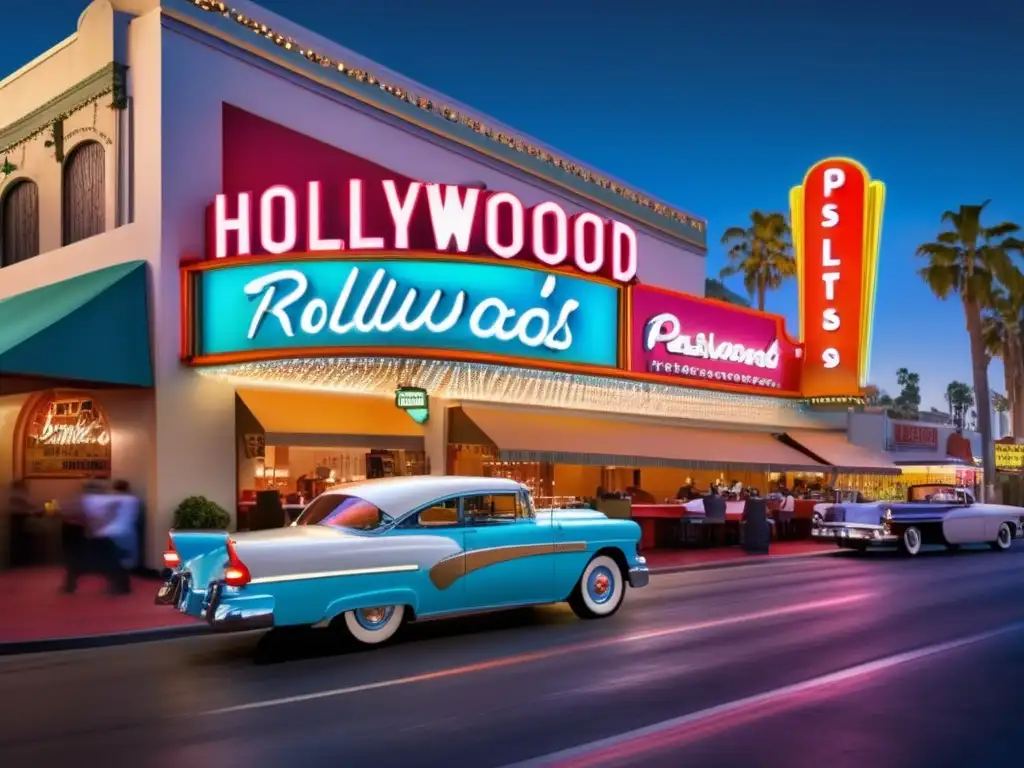 Restaurante icónico en Hollywood Viaje cultural en Hollywood para seniors: Restaurantes icónicos, ambiente vibrante y encanto nostálgico junto a las colinas majestuosas