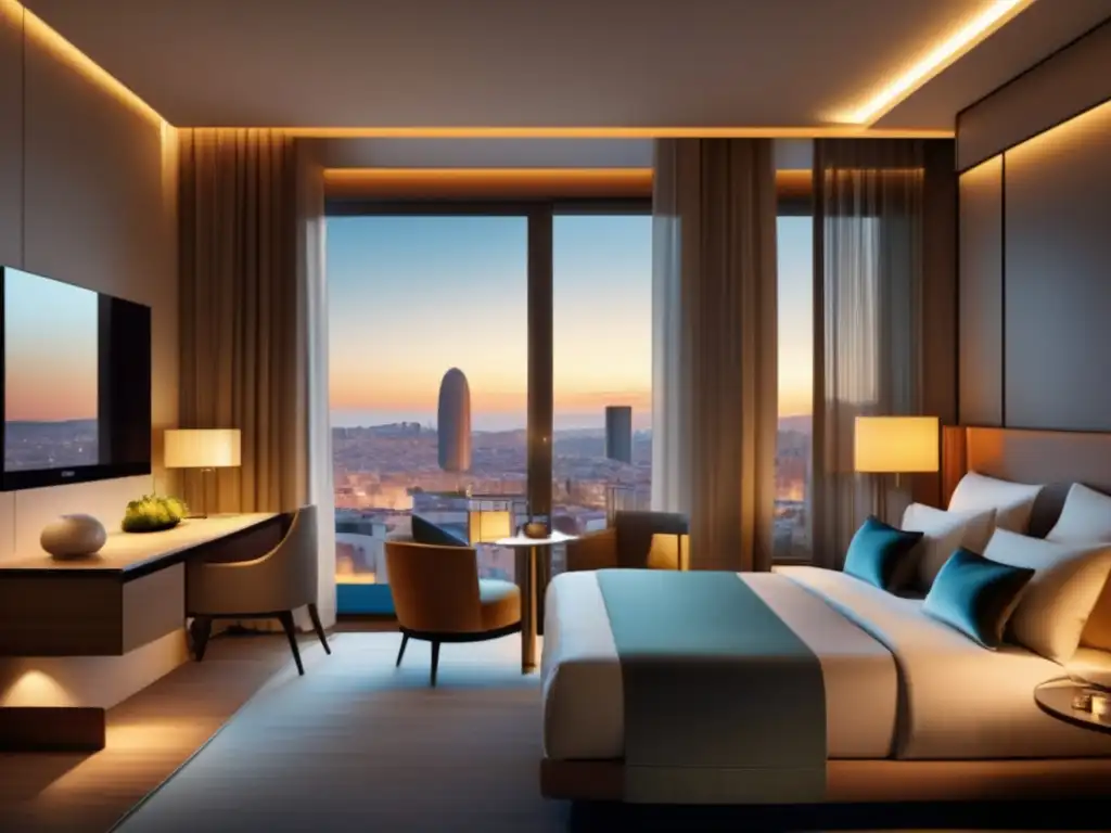 Habitación accesible en hotel de lujo de Barcelona Habitación accesible y adaptada en hotel de lujo en Barcelona para adultos mayores en 'Destinos turísticos en Barcelona para adultos mayores'