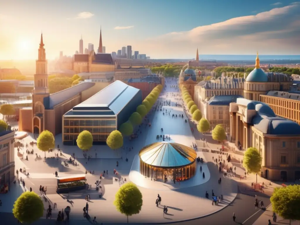 Ciudad inclusiva con atracciones turísticas accesibles Ciudad accesible con atracciones turísticas para viajar en silla de ruedas seguro