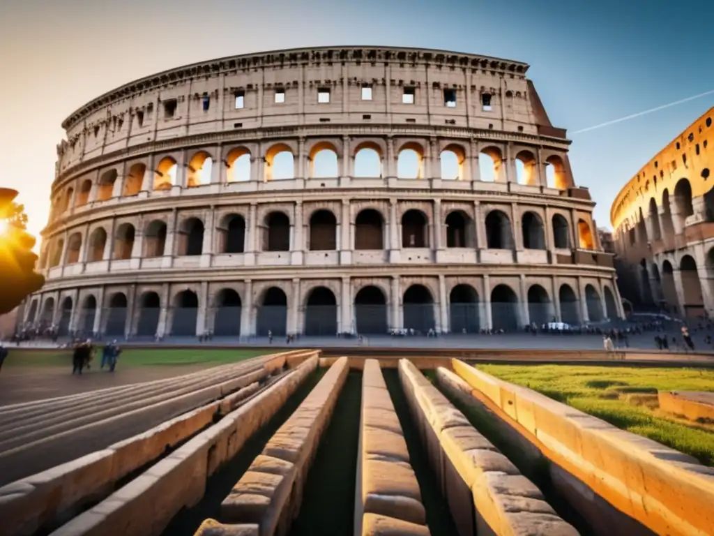 Coliseo de Roma bañado en luz dorada Coliseo de Roma: Consejos para viajeros maduros en Roma