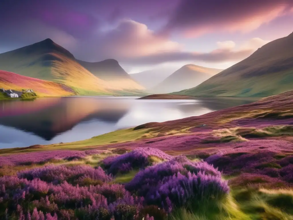 Paisaje sereno en las Highlands Destinos naturales para viajeros senior en las Tierras Altas de Escocia