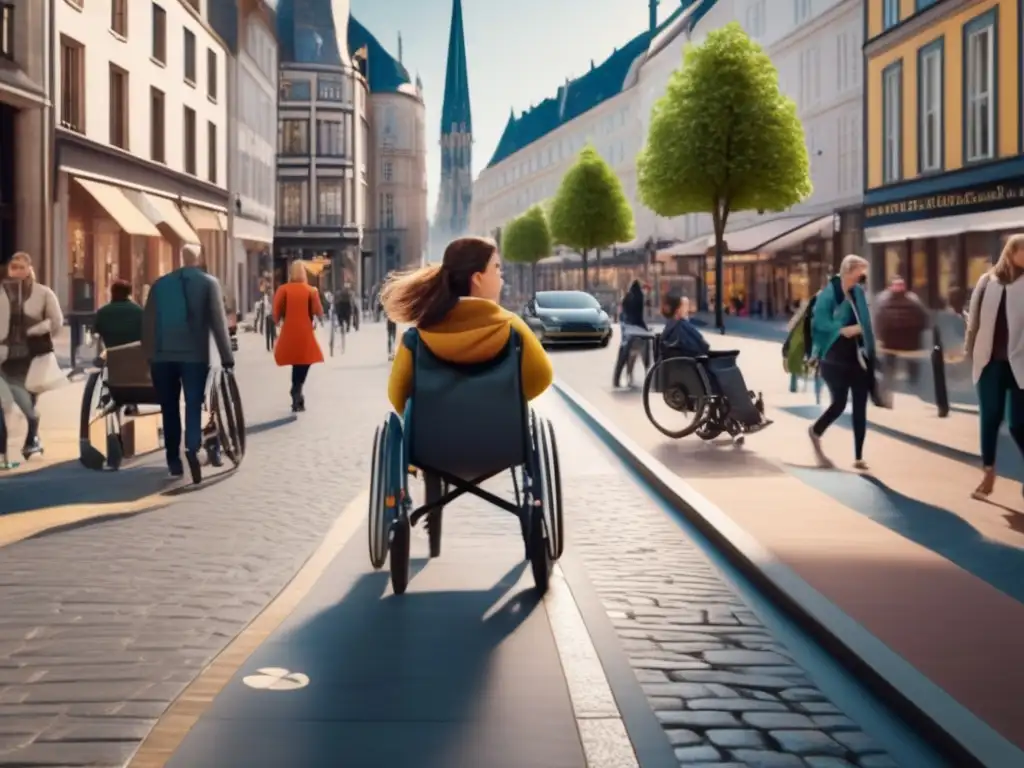 Ciudad inclusiva y accesible Ciudad europea accesible para viajeros con movilidad reducida
