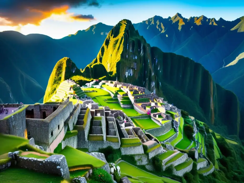 Ruinas majestuosas de Machu Picchu, ciudad inca en los Andes: Destinos arqueológicos para viajeros senior