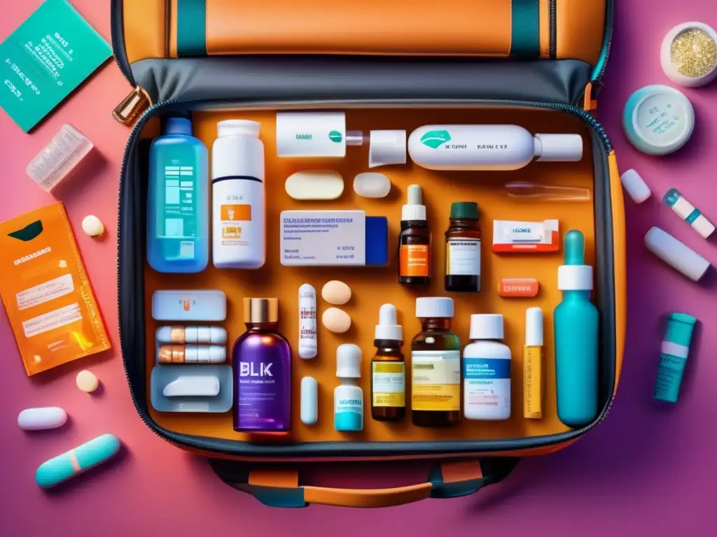 Organizador de medicamentos para viaje Organizador de medicamentos para viajes seguros: Precauciones medicamentos viajes seniors
